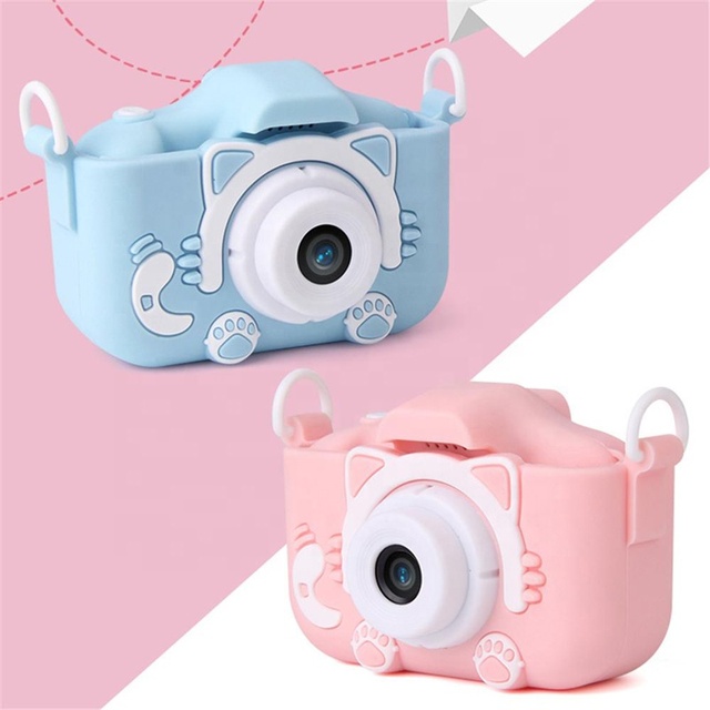 Mini Children Camera 2.0'' Screen HD 1080P Kids Digital Photo Camera Toy Video Recording Built-In Games Digital Camera