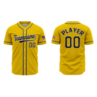 Équipes sportives Adultes et enfants Sublimation personnalisé Baseball Jersey avec logo personnalisé et nom personnalisé