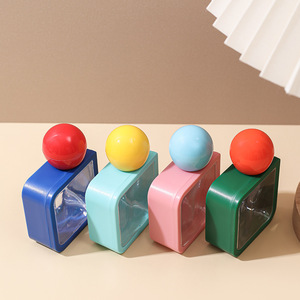 ppwr Trendy 4 Colors <b>Perfume</b> <b>Atomizer</b> Set Travel Refillable Spray Bottle Plastic Press Pump Container Cosmetic Packaging Custom - Product Image 2