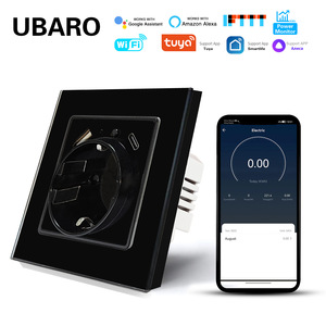 Tuya Smart <b>Socket</b> Eu Standard 16A With <b>Usb</b> Type <b>C</b> Wi Fi Control Silver Gray - Product Image 2