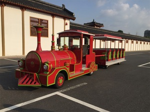 Tren Turístico de Alta Calidad para Recorridos Urbanos, Estilo Vintage, Controles Simples, Tren Turístico para Parques de Atracciones y Villas Vacacionales - Product Image 5