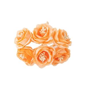 Elegante ramo de rosas artificiales DIY artesanía floral materiales para decoración del hogar boda fotomatón pastel soporte carro decoraciones - Product Image 5