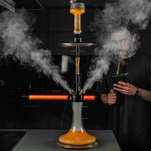 Narghilè in <span class=keywords><strong>Fibbonacci</strong></span> russo presa regalo edizione alta resina in acciaio inossidabile narghilè narghilè in acciaio inossidabile - Product Image 1