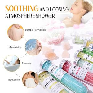 Ensemble de sels de bain naturels au sel marin avec huiles essentielles 100g, sels de spa relaxants biologiques pour les pieds, marque privée OEM - Product Image 4