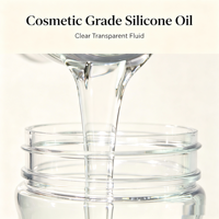 Huile de silicone en gros 350cSt, fluide de silicone liquide transparent pour la fabrication cosmétique quotidienne