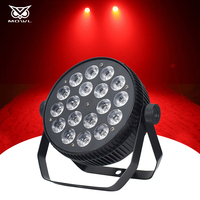 Projecteur LED de scène MOWL en aluminium 18x18W RGBWAUV 18x15W RGBWA 18x12W RGBW DMX plat et fin