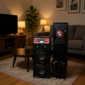 Sistema de Altavoces para Karaoke con Subwoofers Dobles y Panel de Control para Uso Doméstico - Product Image 3