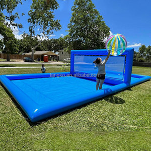 Juegos Inflables para Exteriores, Cancha de <span class=keywords><strong>Voleibol</strong></span> Inflable para <span class=keywords><strong>Piscina</strong></span>, Red de <span class=keywords><strong>Voleibol</strong></span> Inflable Comercial con <span class=keywords><strong>Piscina</strong></span> de Agua para Fiestas - Product Image 1