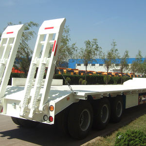 รถกึ่งพ่วงต่ำแบบ3/<span class=keywords><strong>4</strong></span>ขนาด40ฟุต50ฟุตรถเทรลเลอร์รถกึ่งพ่วง - Product Image 5
