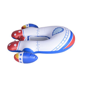 كرسي صالة Floatie قابل للنفخ مخصص للشاطئ والصاروخ للأطفال مع شبكة للمسبح أو الشاطئ للاستخدام المنزلي أو المدرسي - Product Image 3