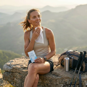 Lingettes Rafraîchissantes Parfum Menthe – Lingettes Humides Infusées pour le Corps, Idéales pour l'Été, les Sports de Plein Air, la Course à Pied, le Cyclisme et la Salle de Sport - Product Image 2