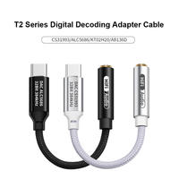 Câble adaptateur DAC Type-C vers 3,5 mm, décodeur audio, fil, mini convertisseur USB-C, amplificateur de casque, dongle pour smartphone
