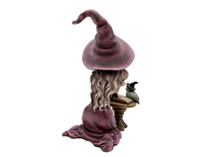 Décoration d'intérieur et figurine de sorcière en résine polymère en gros, décoration d'intérieur avec hibou - Product Image 4