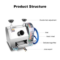 Automatische nieuwe elektrische suikerrietpersmachine 1100W 220V Goede prijs te koop