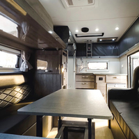 2025 nouvelle remorque de camping-car électrique 1-3 personnes caravane de voyage avec salle de bain et réfrigérateur pour le Camping en plein air