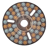 Module LED 220-240V AC 18W avec lentille PC et PCB en aluminium, 2700-6500K, résistant aux surtensions, pour usage intérieur, dimmable, indice de protection IP20, température de couleur