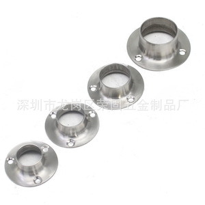 Support de tringle à rideaux et à vêtements en acier inoxydable brossé, robuste, avec bride de 19 mm, modèle Prosperous Age And Noble - Product Image 3