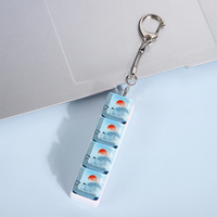 Custom Keycap Key Chain Hd Printing Keycap Sublimation Keyboard Keychain Stress Toy Mechanical Keyboard Switch Keychain