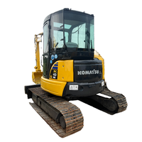 Mini-excavatrice Komatsu PC40MR-2 d'occasion, faible nombre d'heures, 4 tonnes, bon état, excavatrice sur chenilles hydraulique d'origine à vendre