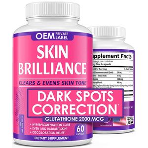 OEM <span class=keywords><strong>Skin</strong></span> White ning Kapseln White ning Pill Kapseln Anti-Aging Antioxidans White ning <span class=keywords><strong>Skin</strong></span> Collagen L-Glutathion Kapseln - Product Image 1