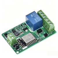 Carte de relais WiFi ESP8266 PCBA 1 canal 10A 250V AC, interrupteur intelligent sans fil IoT |   Système de maison intelligente opto-isolé à large plage de tension DC7-30V