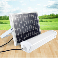 Plafonnier solaire LED étanche IP65, lampe multicolore résistante aux intempéries avec capteur à micro-ondes pour jardin et usage routier