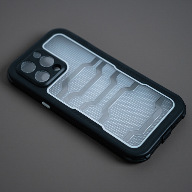 New Products 2025 Built-in Screen & HD Camera Protector 360 Degrees IP68 Waterproof Phone Case for iPhone 16 Pro / Pro Max