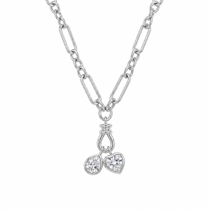Collier avec pendentif <span class=keywords><strong>en</strong></span> zircon personnalisé, acier inoxydable 316L, étanche, hypoallergénique, chaîne <span class=keywords><strong>en</strong></span> or PVD pour femmes - Product Image 2