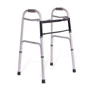 Andador Manual de Acero Inoxidable KS Stable para Personas Mayores con Ajuste de Altura y Diseño Plegable - Product Image 1