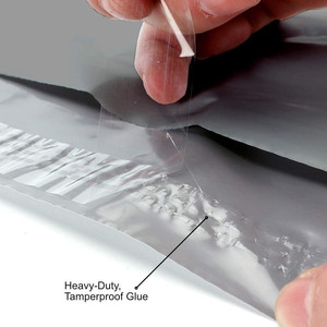 ถุงพลาสติกสีเทาสำหรับส่งไปรษณีย์ แบบปิดผนึกเอง สำหรับส่งพัสดุ จัดส่งเสื้อผ้า - Product Image 4