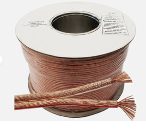 Altavoz Cable100m Rollos Conexión <span class=keywords><strong>Equipo</strong></span> de audio Amplificador de potencia Conductor de cobre trenzado de cobre desnudo - Product Image 1