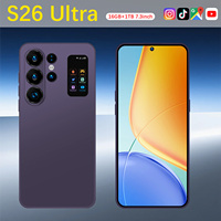 S26 Ultra 5G Smartphone Android 15 7,3 Zoll 120Hz LCD 16GB RAM 1TB ROM 108MP Rückkamera 72MP Frontkamera 8000mAh Dual SIM Entsperrt