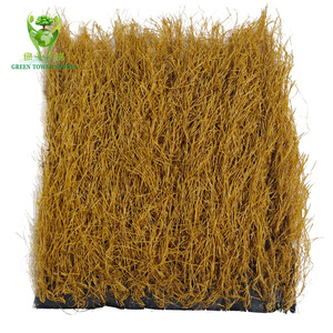 Fabricant chinois de chaume <span class=keywords><strong>synthétique</strong></span> artificiel coupe-vent et ignifuge pour toiture, résistant à l'humidité, chaume sec - Product Image 3