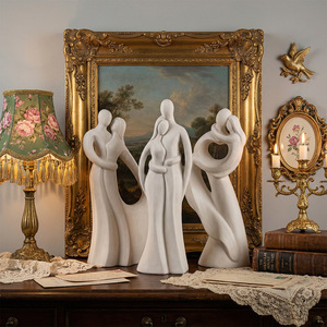 Stampo in Silicone per Gesso a Forma di Coppia Astratta 3D YS, Statuetta in Resina per Decorazione <span class=keywords><strong>Casa</strong></span>, Figurina di Coppia Abbracciata Maschio e Femmina - Product Image 3