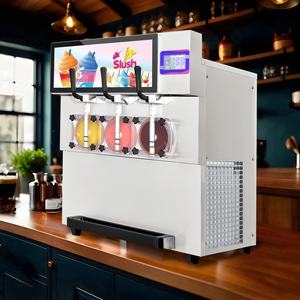 Machine à slush de haute qualité à 3 réservoirs |   Distributeur de boissons glacées commercial pour <span class=keywords><strong>bière</strong></span> et café glacé - Product Image 4