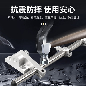 Chkl Light <b>Curtain</b> Bracket N-Type Cantilever 60cm Wall Mount <b>Single</b> Side Polished Aluminum - Product Image 2