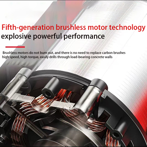Trapano Avvitatore a Percussione Elettrico 3-in-1 ad Alta Potenza 20V con Batteria agli Ioni di Litio, Motore Brushless, Multifunzione Industriale Senza Fili per Fai-da-te - Product Image 5