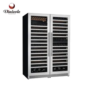 Cozinha Appliance Equipment Wine Display Compressor Porão Refrigerador Wine Refrigerador LCD Touch Screen Temperatura Eletrônica 220