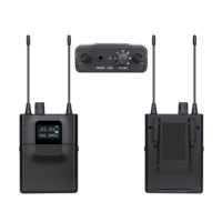 Système de monitoring de scène sans fil stéréo intra-auriculaire professionnel WX400 avec capteur infrarouge pour karaoké et performances live