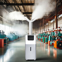 Humidificateur ultrasonique électrique 15 L en promotion pour usage domestique et commercial, idéal pour grandes pièces, hôtels, bureaux, plantes et culture de champignons