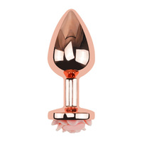 Nouveaux plugs anaux en métal rose gold, tailles S, M, L, 3 tailles, super grand plug anal, sex toy pour femmes, hommes, couples.