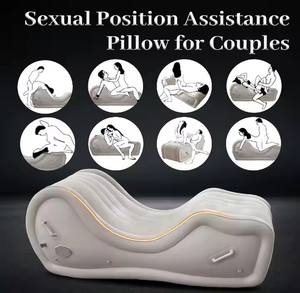 <span class=keywords><strong>Aoyama</strong></span> Jouets sexuels pour adultes Grand canapé gonflable pour couples Jeux BDSM avec pompe à air automatique Beige 100% étanche - Product Image 3