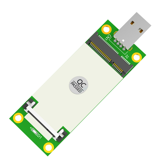 Mini PCI-E to USB Adapter With SIM Card Slot for WWAN/LTE Module