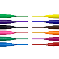 Fabrication de marqueurs à pointe-feutre multicolores non toxiques oem mini-marqueurs aquarelle Pantone avec des couleurs personnalisées