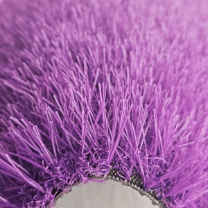 <span class=keywords><strong>Gazon</strong></span> <span class=keywords><strong>synthétique</strong></span> écologique en plastique souple pour enfants, magnifique pelouse artificielle violette pour aire de jeux, herbe artificielle naturelle pour aménagement paysager - Product Image 4