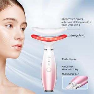Dropshipping Facial Massager Neck Face Massager Tool 3 Mode Massage with Heat Portable <strong>Beauty</strong> <strong>Instrument</strong> for Skin Care - Product Image 5