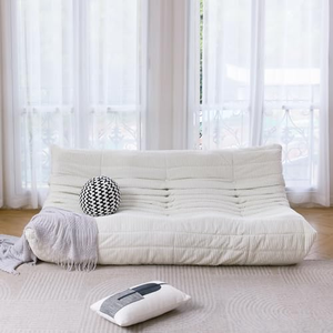 Juego de Sofás Portátiles de Terciopelo Amarillo Ecológico, Impermeable y Enrollable, de Alta Demanda, para Dormitorio o Apartamento - Product Image 3