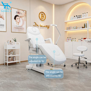 SONKLY Cama de Belleza de 3 Motores, Sillón Cosmético, Cama y Silla para Esteticista, Butaca para Estética con Luz Incluida - Product Image 1