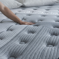 Matelas en mousse à mémoire de forme en gel hypoallergénique, doux et ferme, taille Twin, King, Queen - Lit en boîte avec options personnalisées Colchon De Espuma