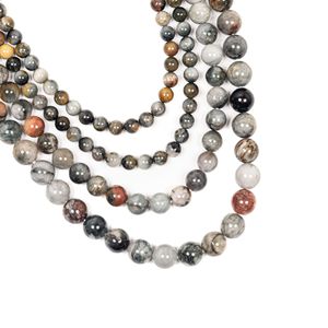 Nwely กำไลลูกปัดคริสตัลทรงกลมสีรุ้งของเหยี่ยวธรรมชาติแบบ DIY เครื่องประดับลูกปัดหลวมกำไลลูกปัดกึ่งสำเร็จรูป - Product Image 4